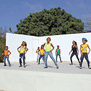 
 Kids folklore dancing at Miss Aruba's Flea Market fundraising